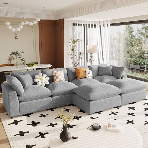 Professional removable-cushion sofa cleaning